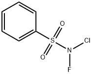 Benzenesulfonamide, N-chloro-N-fluoro- Structure