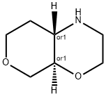 Pyrano[3,4-b][1,4]oxazine, octahydro-,(4aR,8aS)-rel- Structure