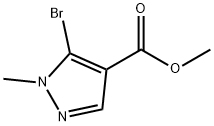 methyl 5-bromo-1-methyl-1H-pyrazole-4-carboxylate, 1779741-76-2, 结构式