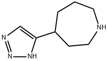 1H-Azepine, hexahydro-4-(1H-1,2,3-triazol-5-yl)-,1780394-42-4,结构式