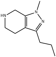 1H-Pyrazolo[3,4-c]pyridine, 4,5,6,7-tetrahydro-1-methyl-3-propyl-,1780409-02-0,结构式