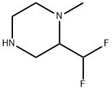 2-(difluoromethyl)-1-methylpiperazine,1780451-86-6,结构式