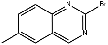 Quinazoline, 2-bromo-6-methyl- Structure