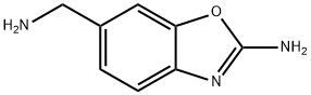 6-Benzoxazolemethanamine, 2-amino- 结构式