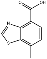 7-methyl-1,3-benzothiazole-4-carboxylic acid Struktur