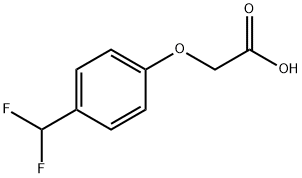 Acetic acid, 2-[4-(difluoromethyl)phenoxy]-,1780804-70-7,结构式