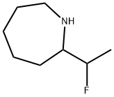 1H-Azepine, 2-(1-fluoroethyl)hexahydro- Structure