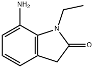 7-amino-1-ethyl-2,3-dihydro-1H-indol-2-one Struktur