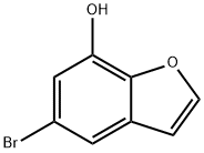 7-Benzofuranol, 5-bromo- Struktur