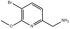 2-Pyridinemethanamine, 5-bromo-6-methoxy- Structure