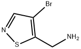 5-Isothiazolemethanamine, 4-bromo- Structure
