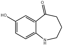 7-hydroxy-1,2,3,4-tetrahydro-1-benzazepin-5-one Structure