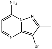 3-bromo-2-methylpyrazolo[1,5-a]pyrimidin-7-amine Structure