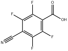 4-氰基-2,3,5,6-四氟苯甲酸,17823-39-1,结构式