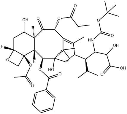 178250-27-6 Hexanoic acid, 3-[[(1,1-dimethylethoxy)carbonyl]amino]-2-hydroxy-5-methyl-, (2aR,4S,4aS,6R,9S,11S,12S,12aR,12bS)-12b-(acetyloxy)-12-(benzoyloxy)-2a,3,4,4a,5,6,9,10,11,12,12a,12b-dodecahydro-4,11-dihydroxy-4a,8,13,13-tetramethyl-5-oxo-6-(1-oxopropoxy)-7,11-methano-1H-cyclodeca[3,4]benz[1,2-b]oxet-9-y...