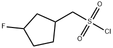 Cyclopentanemethanesulfonyl chloride, 3-fluoro- 结构式