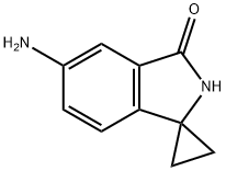 5'-Aminospiro[cyclopropane-1,1'-isoindolin]-3'-one Struktur