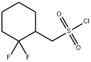 (2,2-二氟环己基)甲磺酰氯 结构式