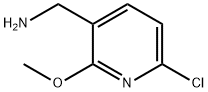 3-Pyridinemethanamine, 6-chloro-2-methoxy- 化学構造式