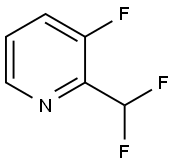 2-(二氟甲基)-3-氟吡啶,1784569-86-3,结构式