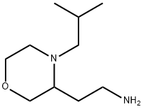 3-Morpholineethanamine,4-(2-methylpropyl)- 结构式