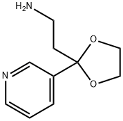 2-[2-(pyridin-3-yl)-1,3-dioxolan-2-yl]ethan-1-amine,1784599-63-8,结构式