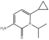 2(1H)-Pyridinone, 3-amino-6-cyclopropyl-1-(1-methylethyl)- Structure