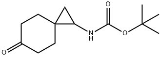 Carbamic acid, N-(6-oxospiro[2.5]oct-1-yl)-, 1,1-dimethylethyl ester 结构式