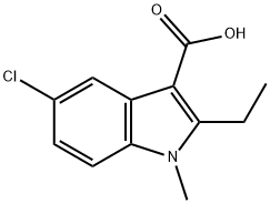 1H-Indole-3-carboxylic acid, 5-chloro-2-ethyl-1-methyl- Structure