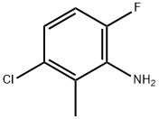 3-Chloro-6-fluoro-2-methyl-phenylamine 结构式