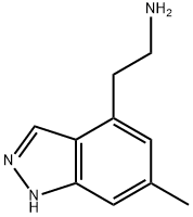 1H-Indazole-4-ethanamine, 6-methyl- Structure