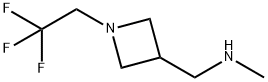 N-methyl-1-(1-(2,2,2-trifluoroethyl)azetidin-3-yl)methanamine Structure