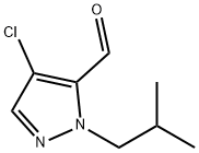 4-chloro-1-isobutyl-1H-pyrazole-5-carbaldehyde,1784906-11-1,结构式