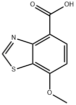 7-methoxy-1,3-benzothiazole-4-carboxylic acid Struktur