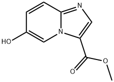 Imidazo[1,2-a]pyridine-3-carboxylic acid, 6-hydroxy-, methyl ester 结构式