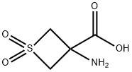 3-amino-1,1-dioxo-thietane-3-carboxylic acid Structure
