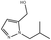 (1-isobutyl-1H-pyrazol-5-yl)methanol Struktur