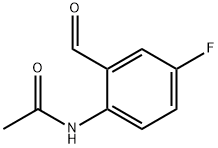 Acetamide, N-(4-fluoro-2-formylphenyl)- Struktur