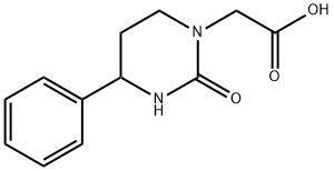 2-(2-OXO-4-PHENYL-1,3-DI嗪-1-YL)ACETIC ACID 结构式