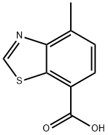 4-methyl-1,3-benzothiazole-7-carboxylic acid Struktur