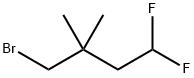 Butane, 3-(bromomethyl)-1,1-difluoro-3-methyl- 化学構造式