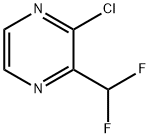 2-chloro-3-(difluoromethyl)pyrazine Structure