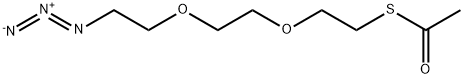 Ethanethioic acid, S-[2-[2-(2-azidoethoxy)ethoxy]ethyl] ester,178685-34-2,结构式