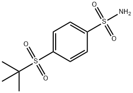 4-(2-methylpropane-2-sulfonyl)benzene-1-sulfonamide Structure