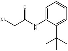 N-(2-叔丁基苯基)-2-氯乙酰胺, 17900-75-3, 结构式