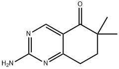 2-氨基-6,6-二甲基-5,6,7,8-四氢喹唑啉-5-酮 结构式