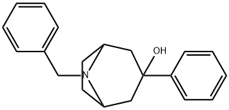 8-Benzyl-3-Phenyl-8-Azabicyclo[3.2.1]Octan-3-Ol(WX125320) Struktur