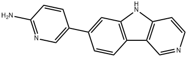 2-Pyridinamine, 5-(5H-pyrido[4,3-b]indol-7-yl)- 化学構造式