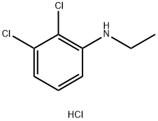 2,3-Dichloro-N-ethylaniline Hydrochloride Structure