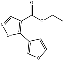 ethyl 5-(furan-3-yl)-1,2-oxazole-4-carboxylate Structure